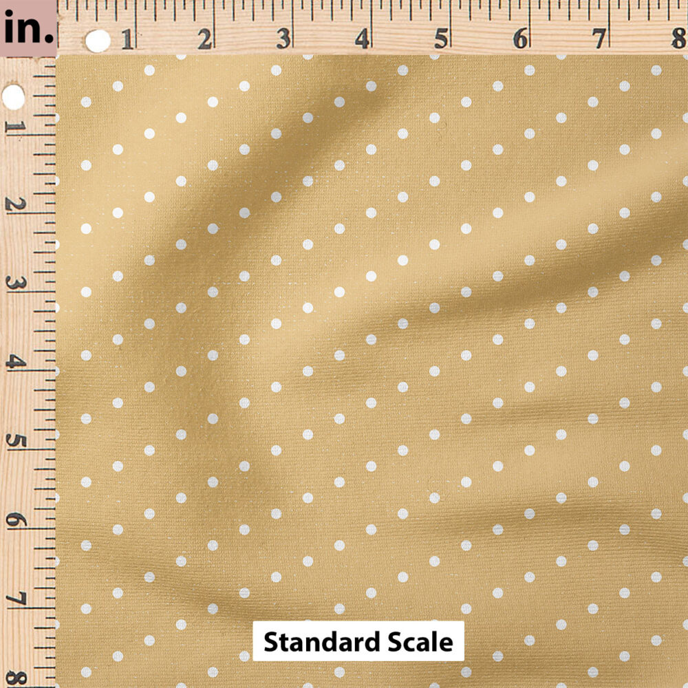 Ruler Scale for Textured Polka Dots (Buttercup) by Blue Dahlia Studio